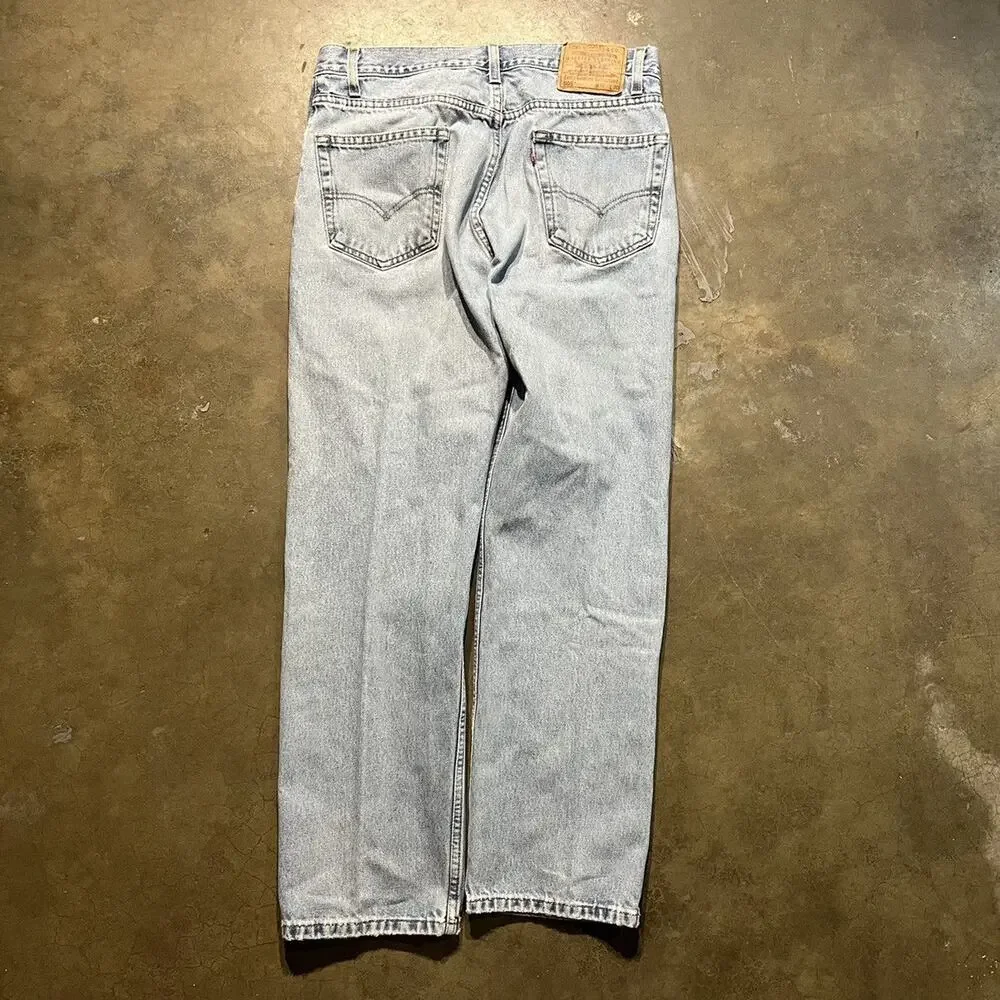 Vintage 90s Levi's 505 Blue Regular Fit Jeans 33x30